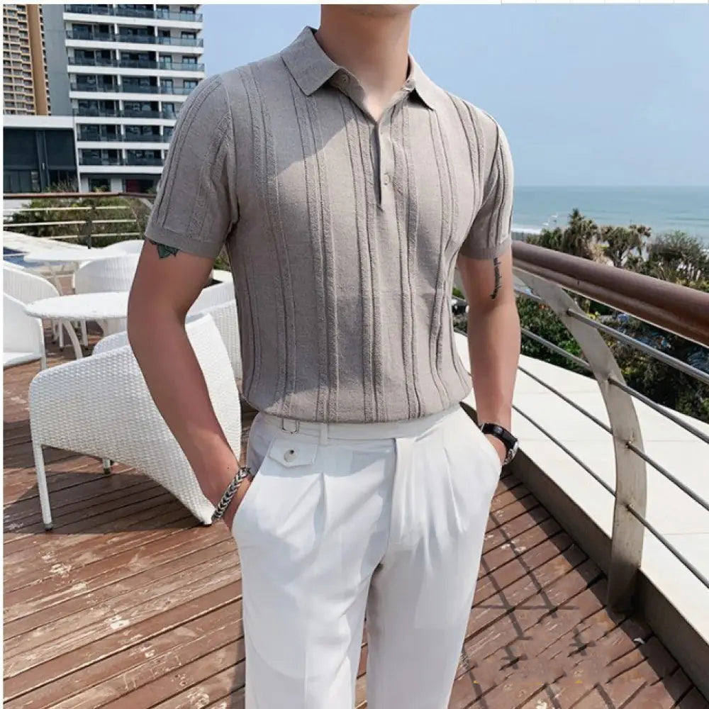 Camisa Polo Alpha English Preto - AlphaCode