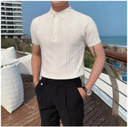 Camisa Polo Alpha English Preto - AlphaCode