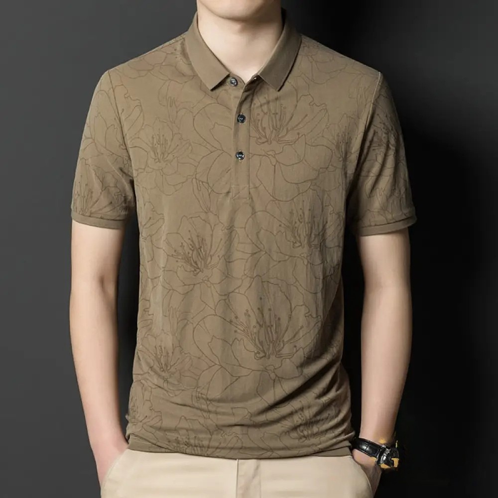 Camisa Polo Alpha Estampel Verde - AlphaCode