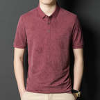 Camisa Polo Alpha Estampel Vermelho - AlphaCode
