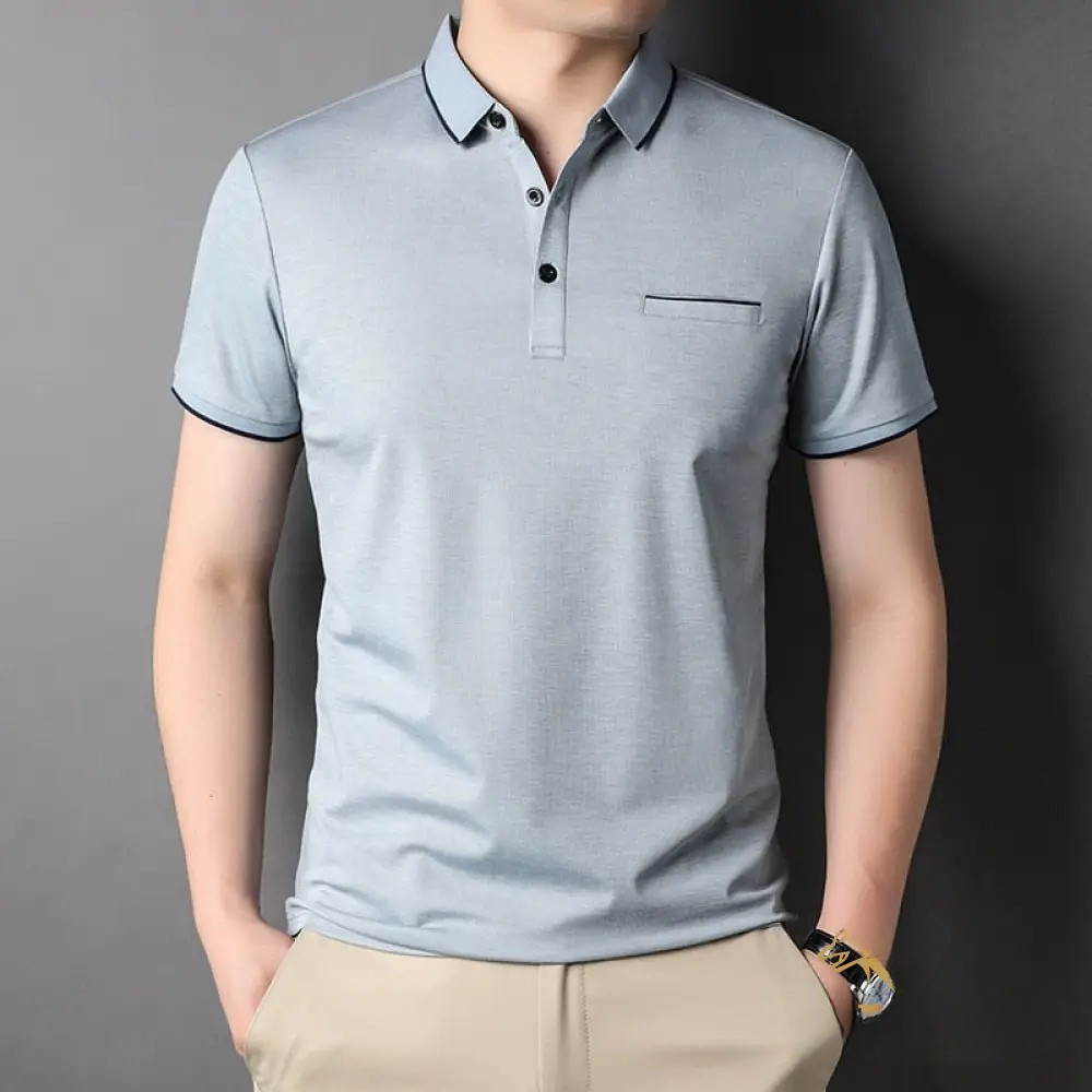 Camisa Polo Alpha Freeway Cinza - AlphaCode