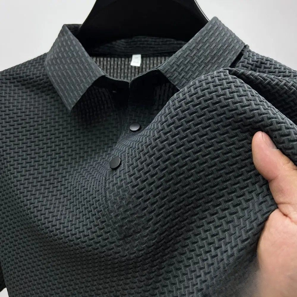Camisa Polo Alpha Gelato Cinza - AlphaCode