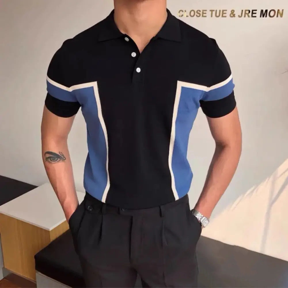 Camisa Polo Alpha Glouchester Preto - AlphaCode
