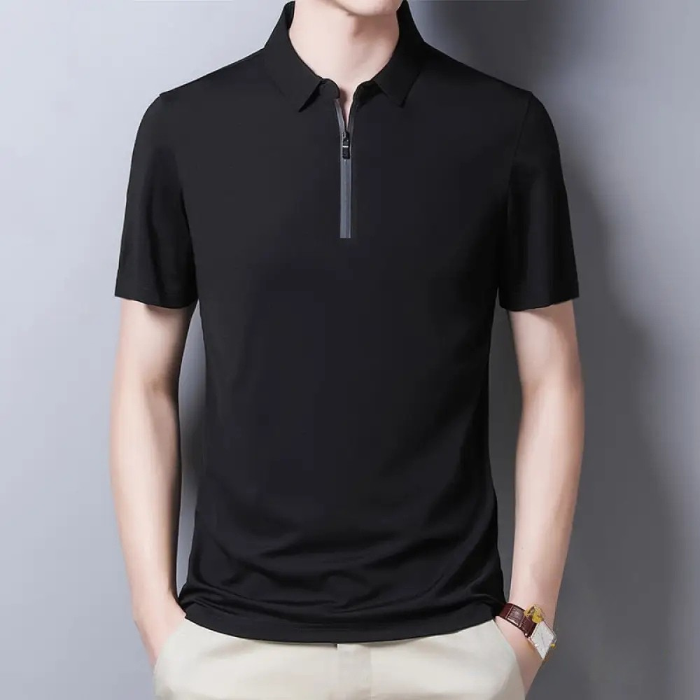 Camisa Polo Alpha Hommer Preto - AlphaCode