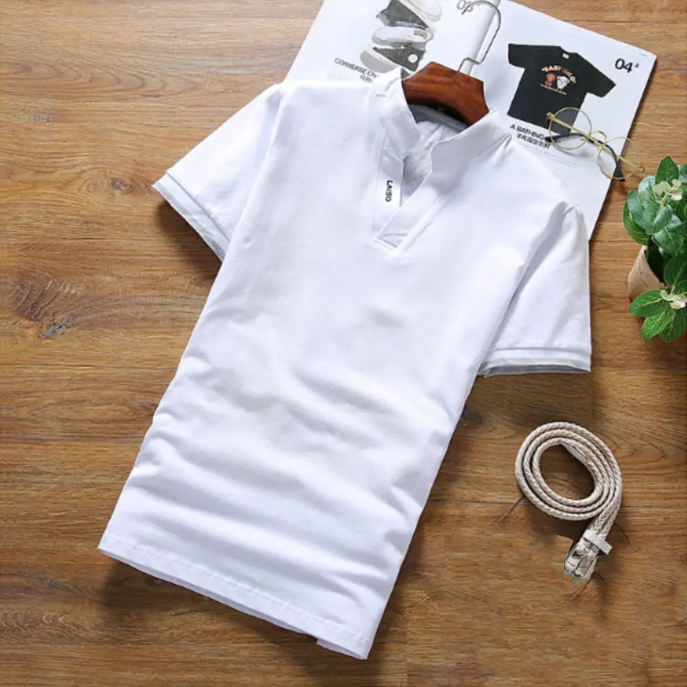 Camisa Polo Alpha Joutter Preto - AlphaCode