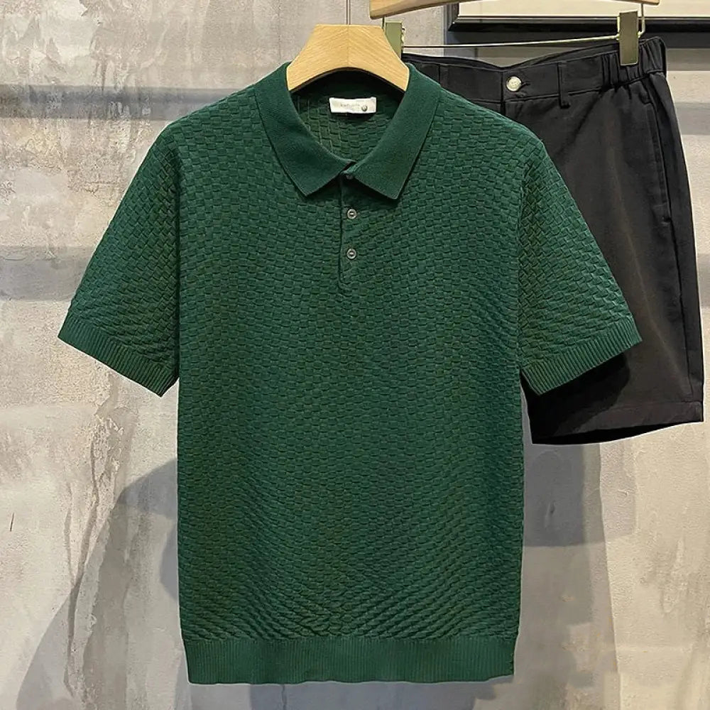 Camisa Polo Alpha Knitwear Marrom - AlphaCode