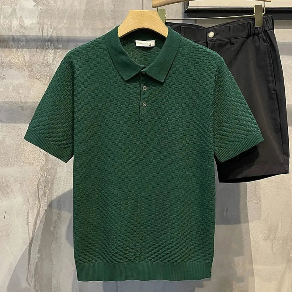Camisa Polo Alpha Knitwear Marrom - AlphaCode