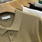 Camisa Polo Alpha Knitwear Preto - AlphaCode