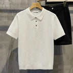 Camisa Polo Alpha Knitwear Preto - AlphaCode