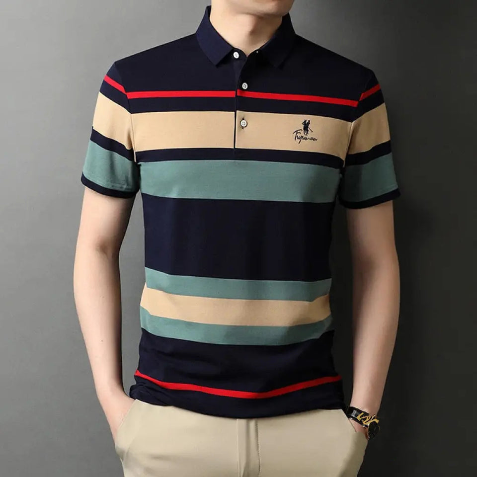 Camisa Polo Alpha Lakered Azul - AlphaCode