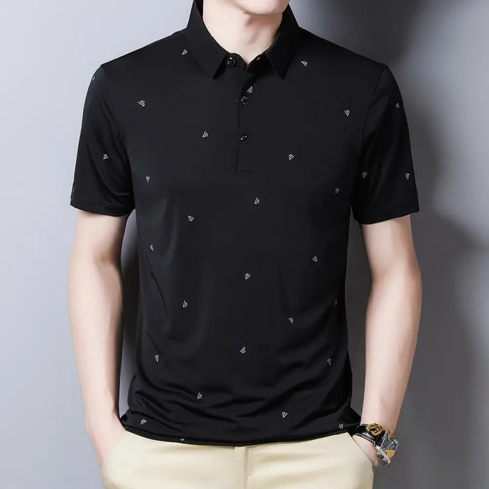 Camisa Polo Alpha Lonner Preto - AlphaCode