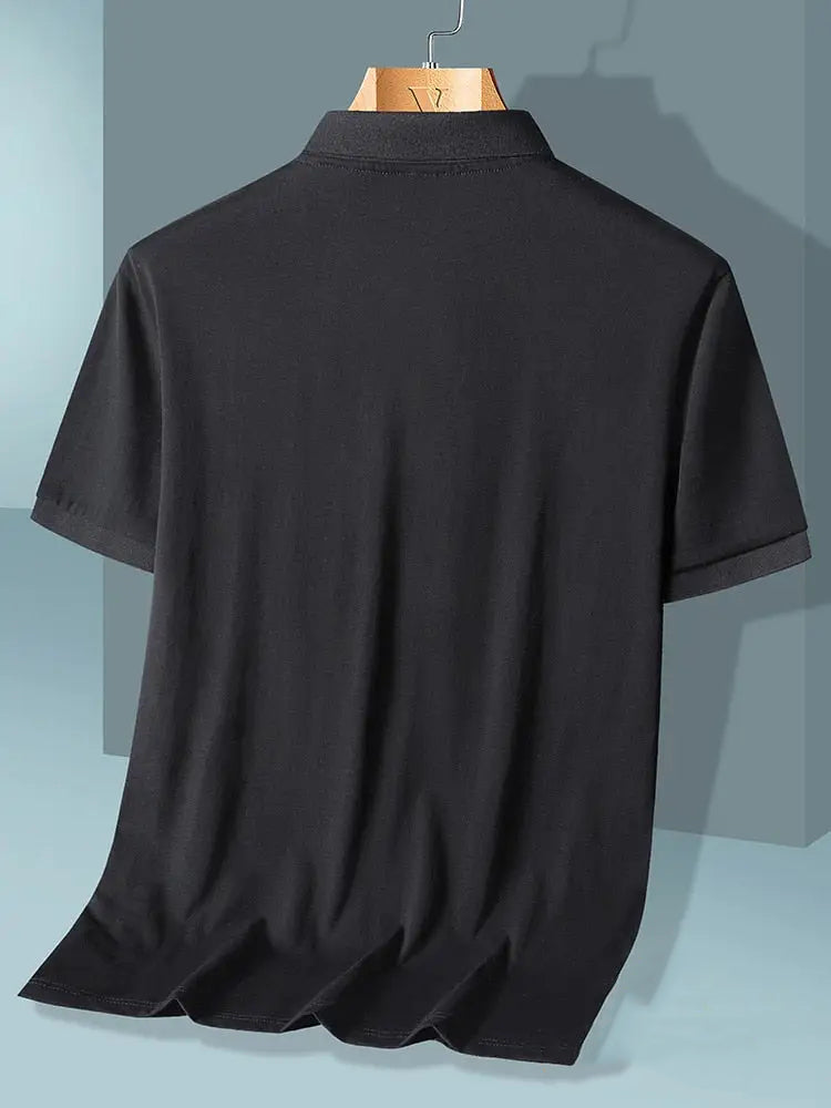 Camisa Polo Alpha Lucknow Preto - AlphaCode