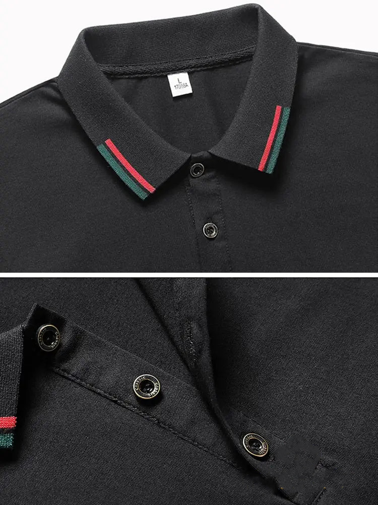 Camisa Polo Alpha Lucknow Preto - AlphaCode
