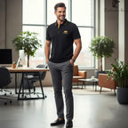Camisa Polo Alpha Maestro Preto - AlphaCode