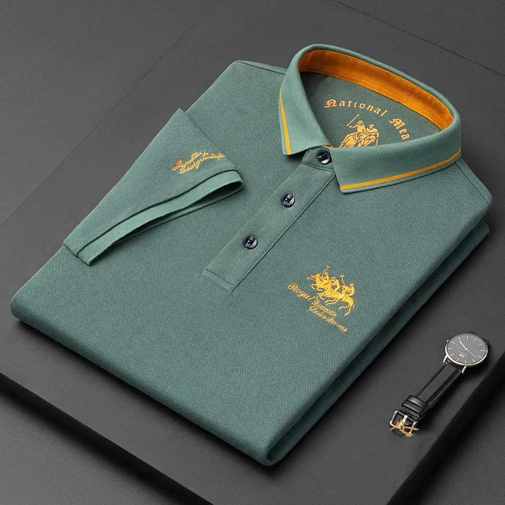 Camisa Polo Alpha Maestro Preto - AlphaCode