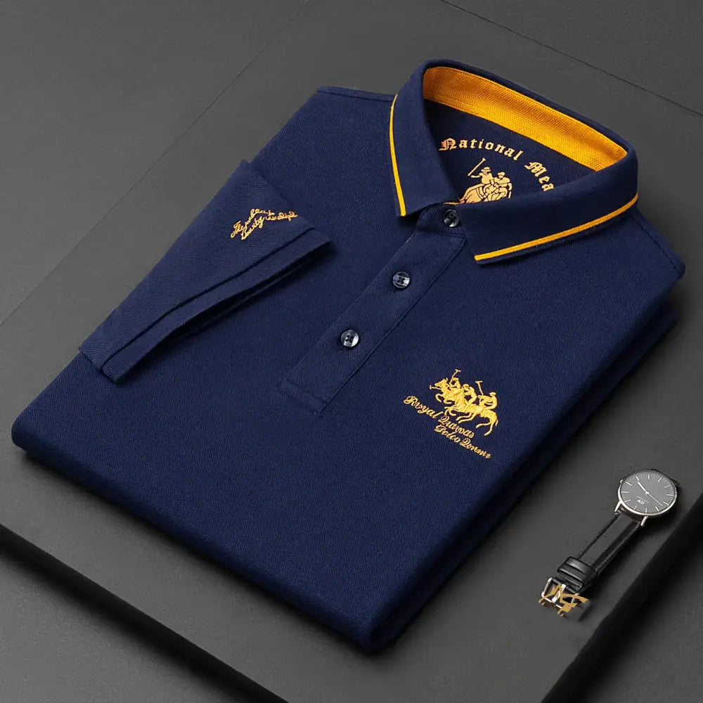 Camisa Polo Alpha Maestro Preto - AlphaCode
