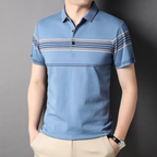 Camisa Polo Alpha Malli Azul - AlphaCode