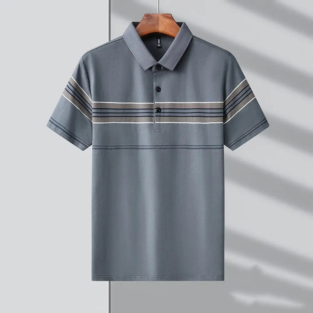 Camisa Polo Alpha Malli Azul - AlphaCode