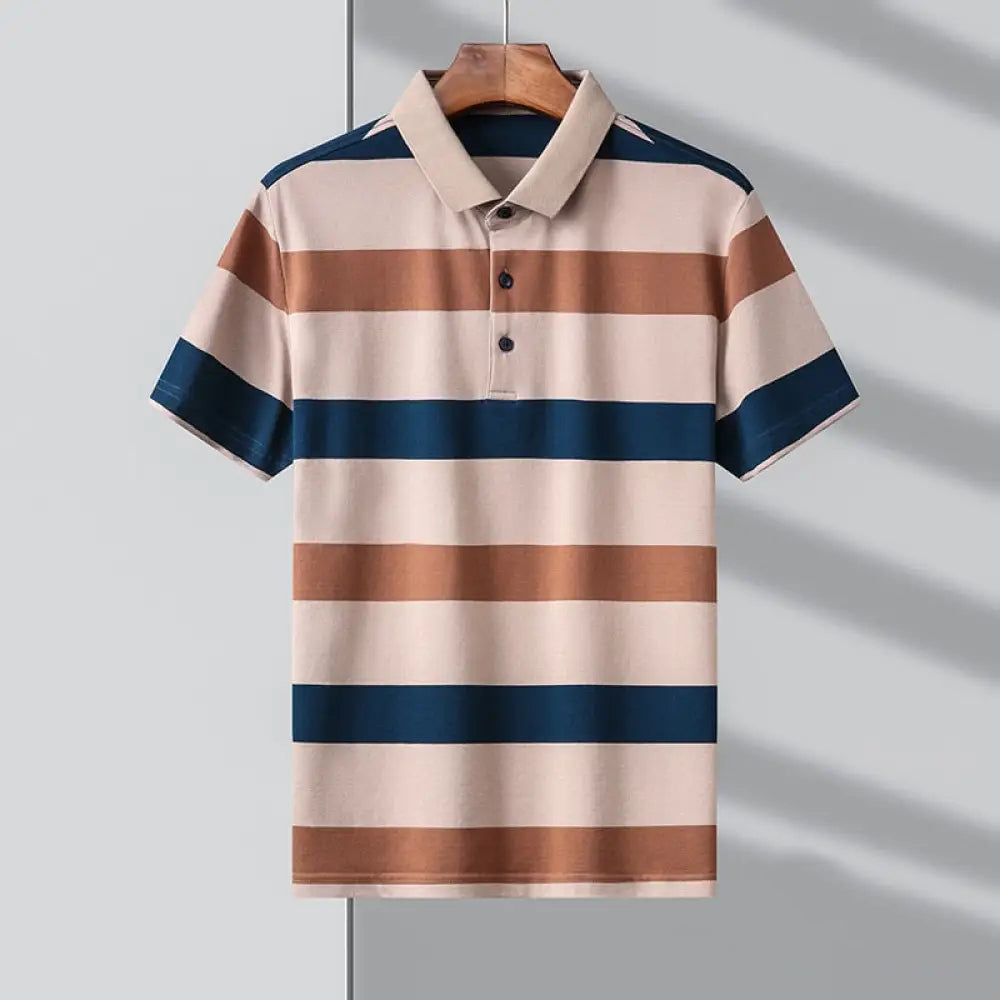 Camisa Polo Alpha Marssala Caqui - AlphaCode