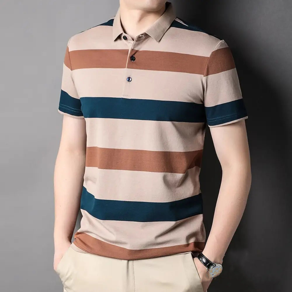 Camisa Polo Alpha Marssala Caqui - AlphaCode