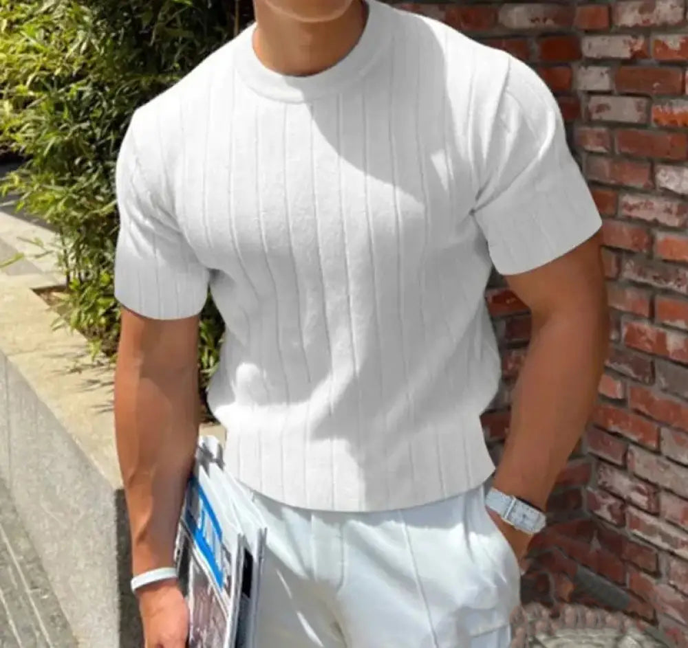 Camisa Polo Alpha Masculina Branco - AlphaCode