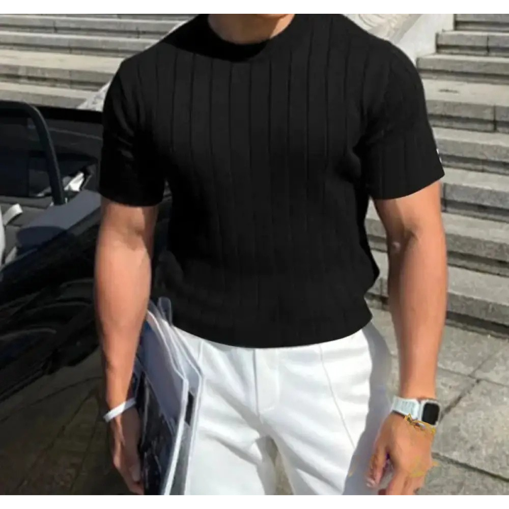 Camisa Polo Alpha Masculina Preto - AlphaCode