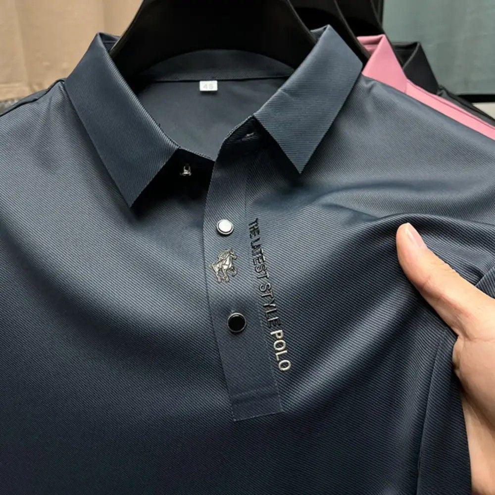 Camisa Polo Alpha Nartue Azul - AlphaCode