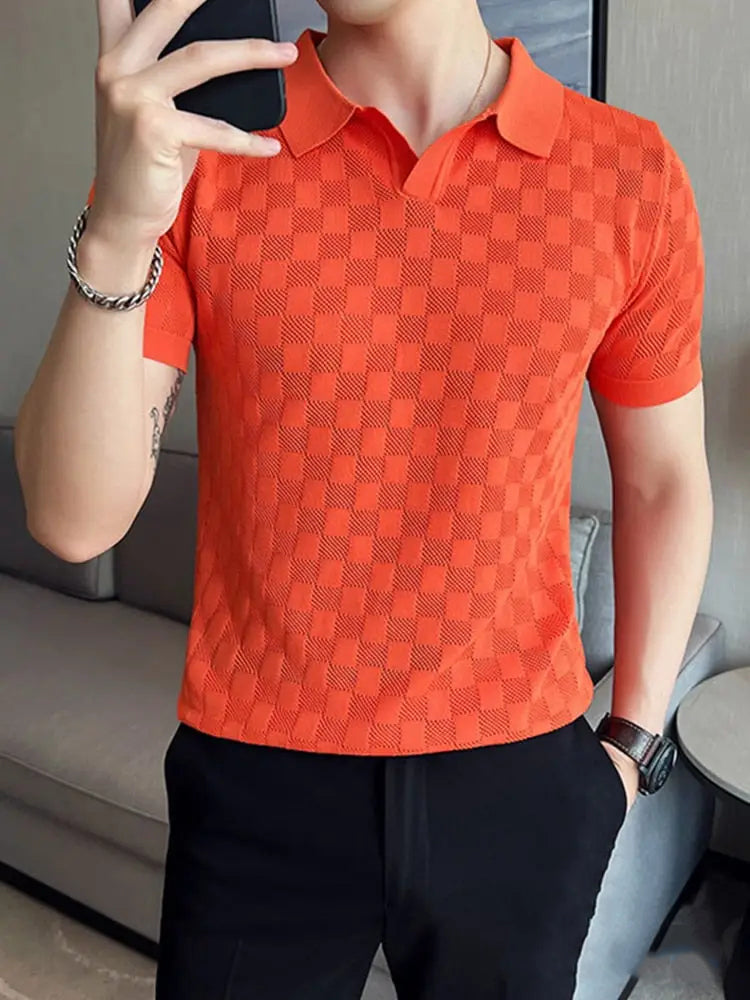 Camisa Polo Alpha Oregon Laranja - AlphaCode