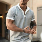 Camisa Polo Alpha Perse Azul - AlphaCode