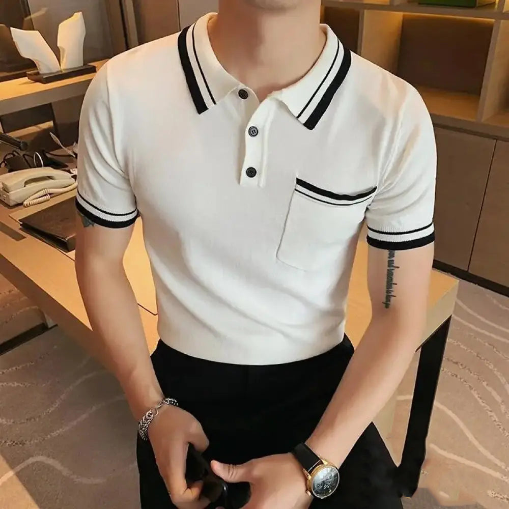 Camisa Polo Alpha Plimude Branco - AlphaCode