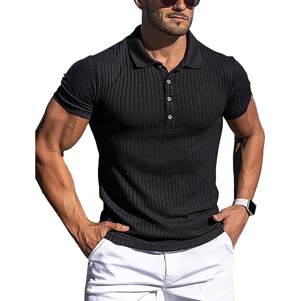 Camisa Polo Alpha Preto - AlphaCode