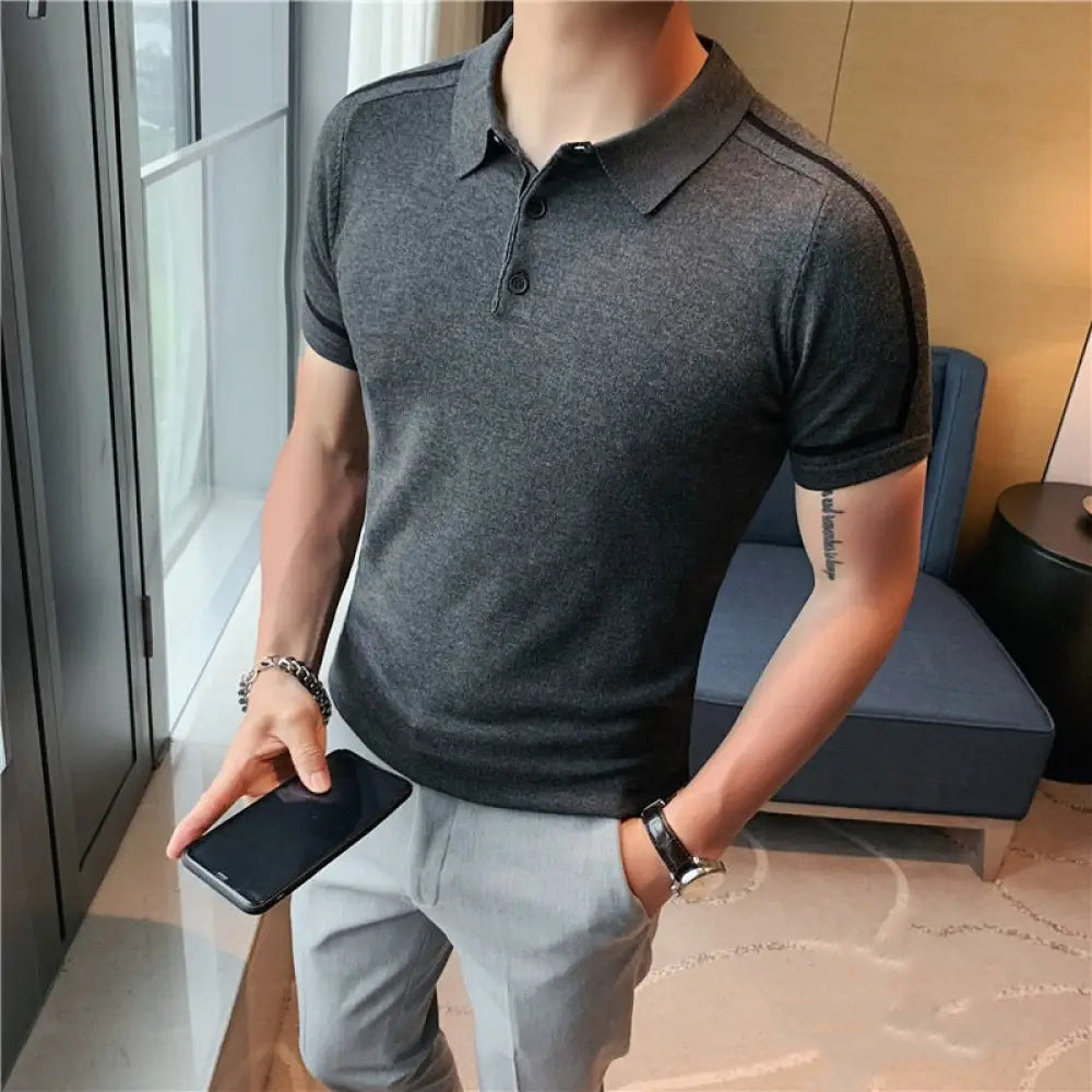 Camisa Polo Alpha Richmond Preto - AlphaCode
