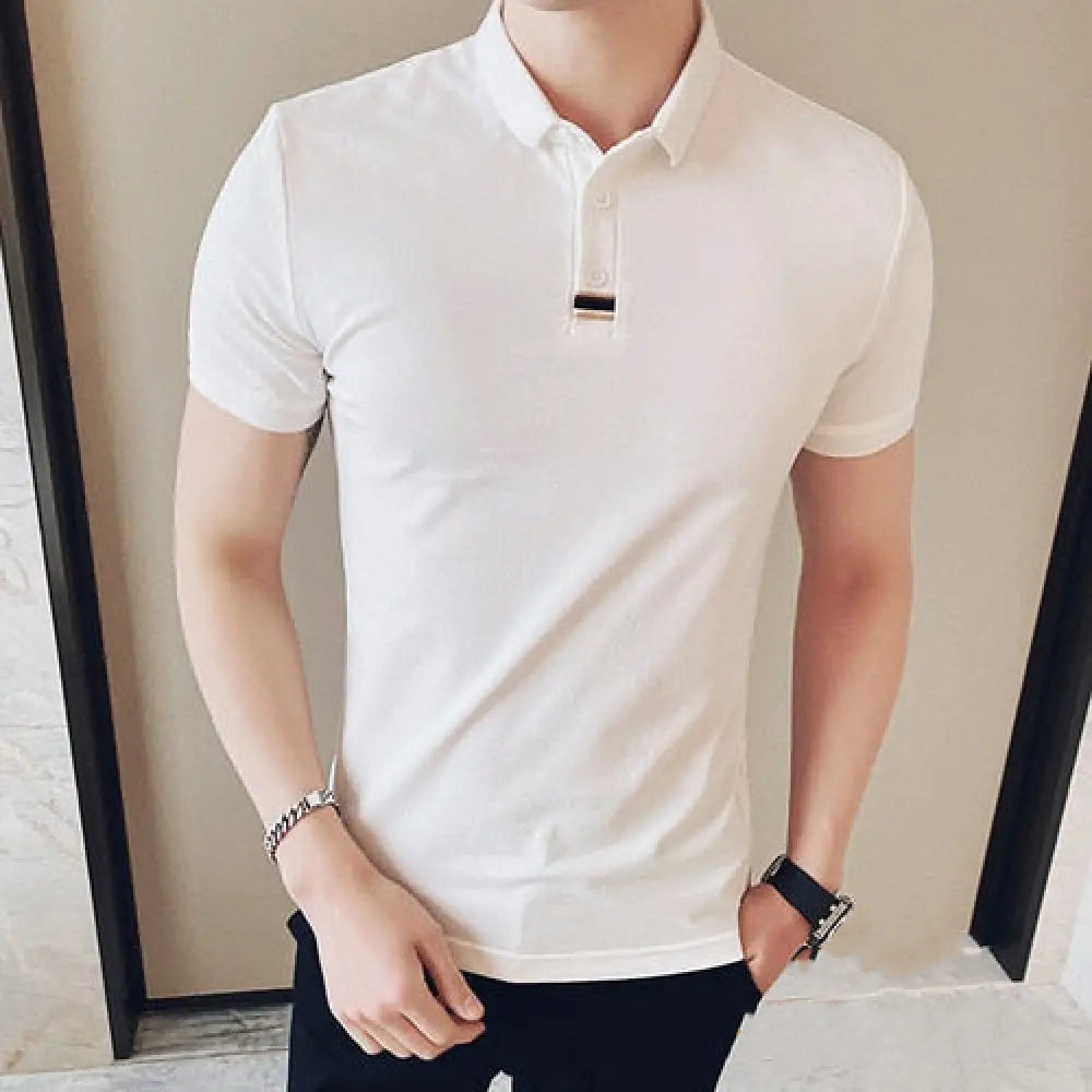 Camisa Polo Alpha Ruiter Branco - AlphaCode