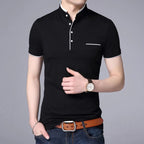Camisa Polo Alpha Ruster Preto - AlphaCode