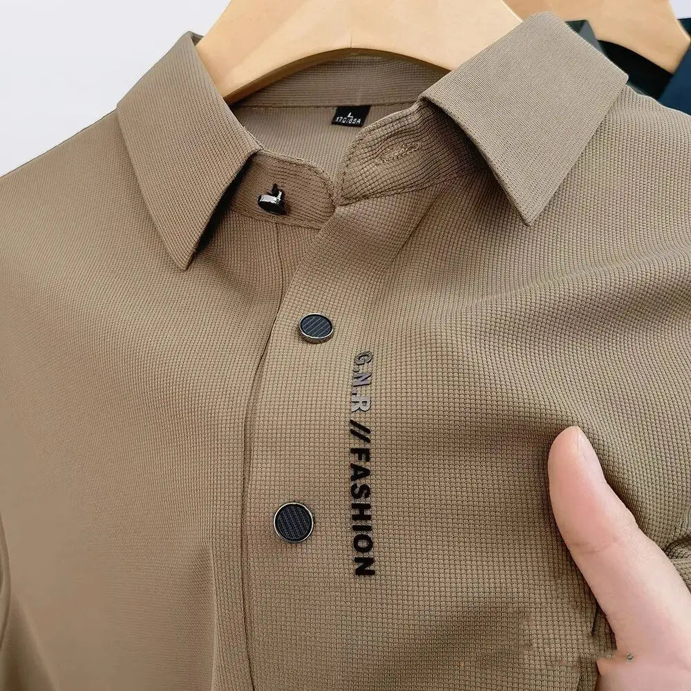 Camisa Polo Alpha Seamless Preto - AlphaCode