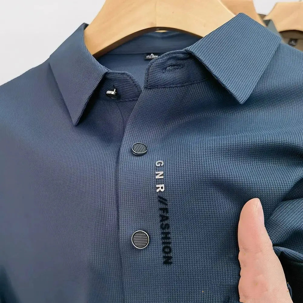 Camisa Polo Alpha Seamless Preto - AlphaCode