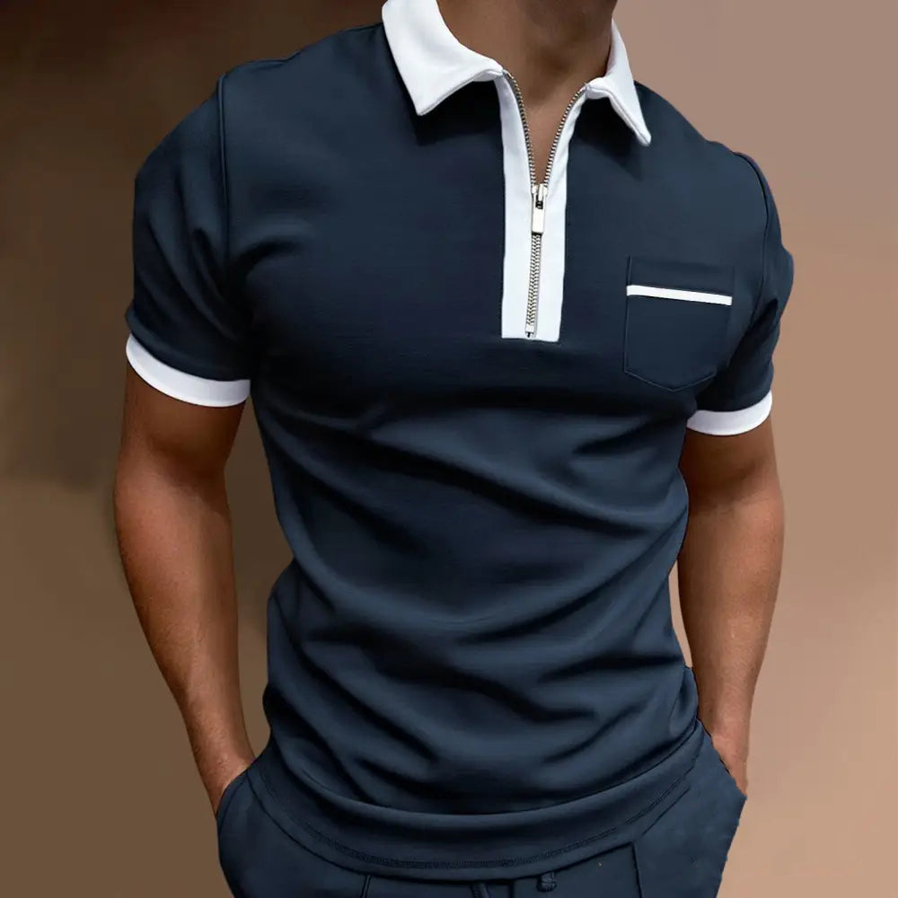 Camisa Polo Alpha Sportwea Azul - AlphaCode
