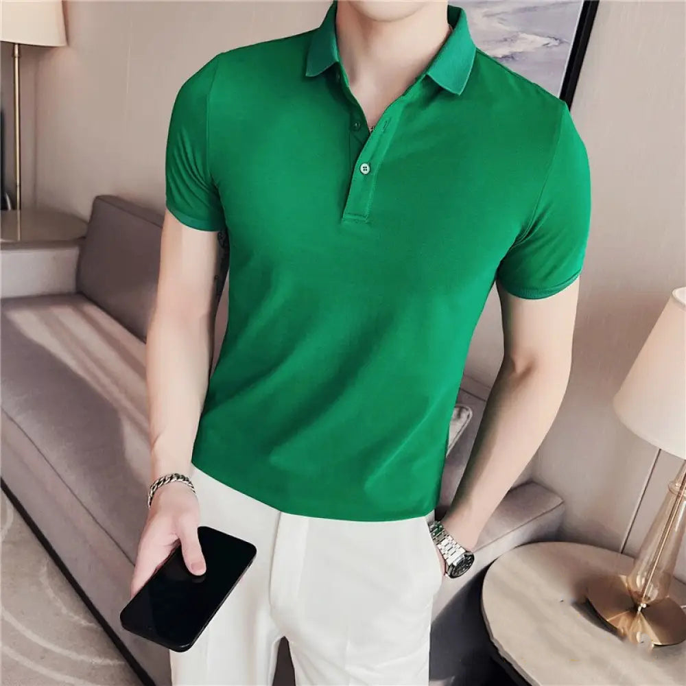 Camisa Polo Alpha Stoke Preto - AlphaCode