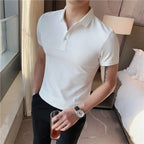 Camisa Polo Alpha Stoke Preto - AlphaCode