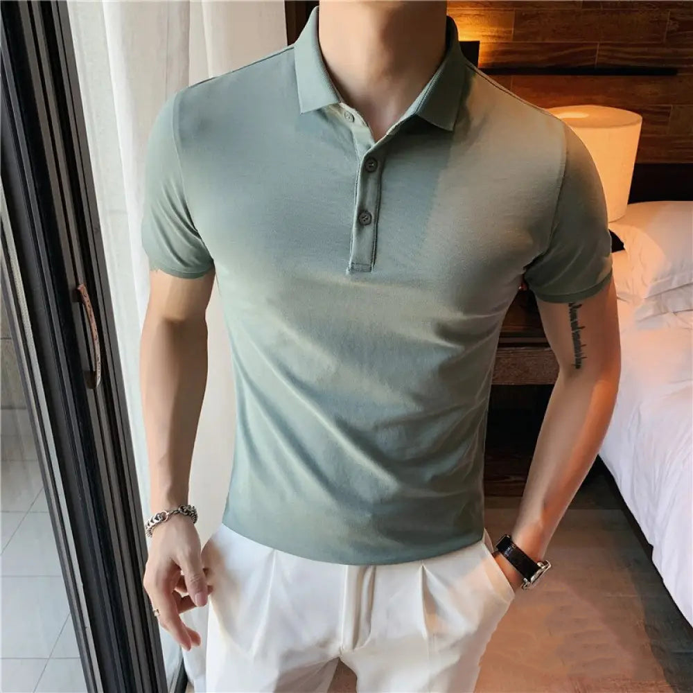 Camisa Polo Alpha Stoke Preto - AlphaCode