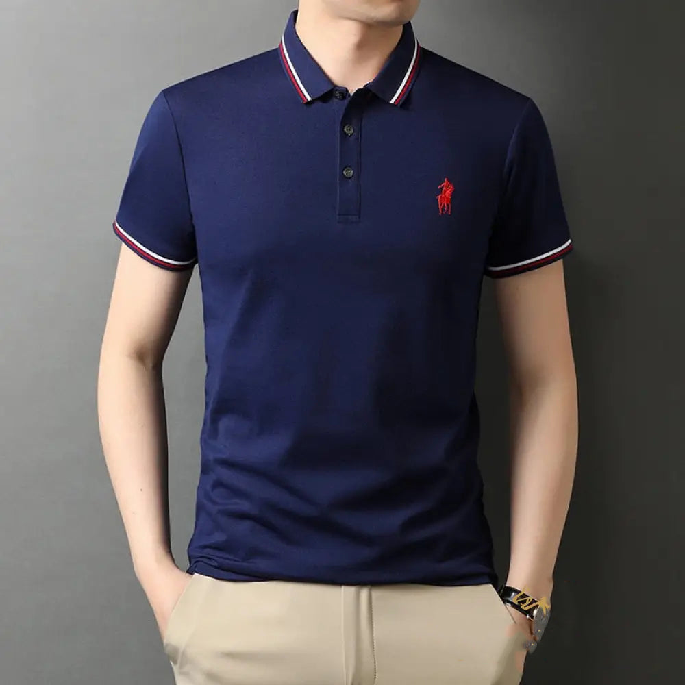 Camisa Polo Alpha Surate Preto - AlphaCode