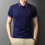 Camisa Polo Alpha Surate Preto - AlphaCode