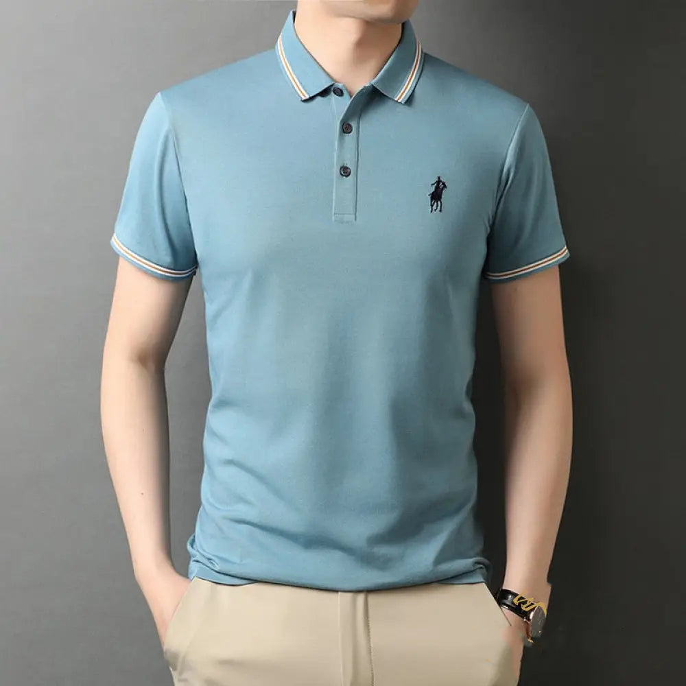 Camisa Polo Alpha Surate Preto - AlphaCode