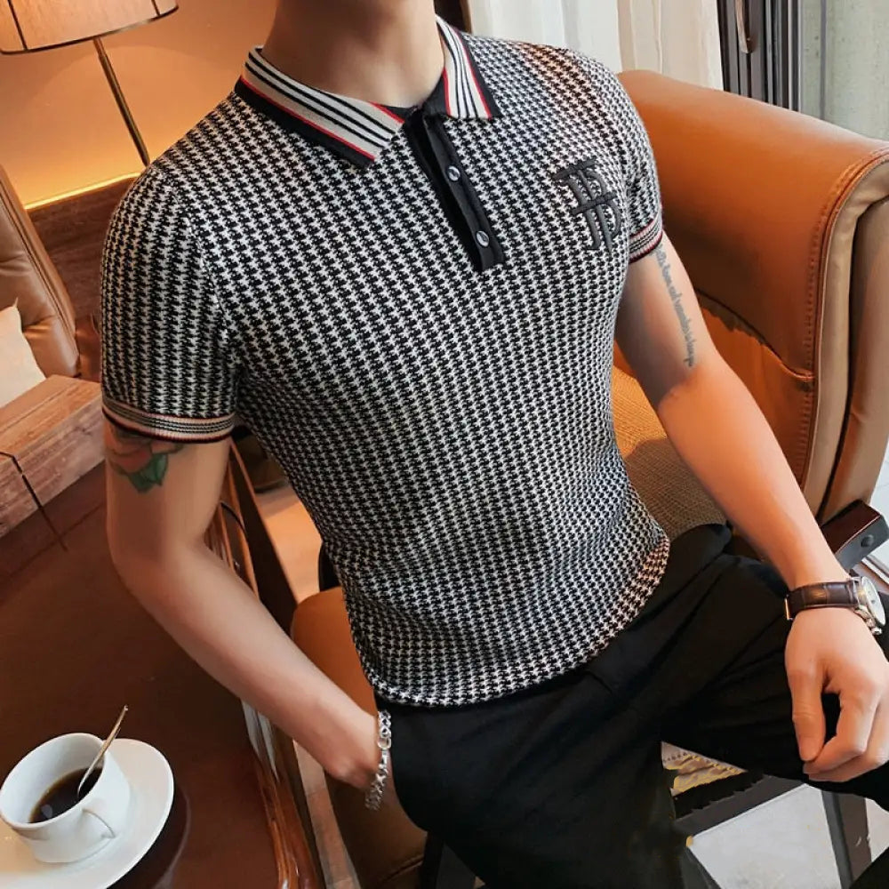 Camisa Polo Alpha Taghour Marrom - AlphaCode