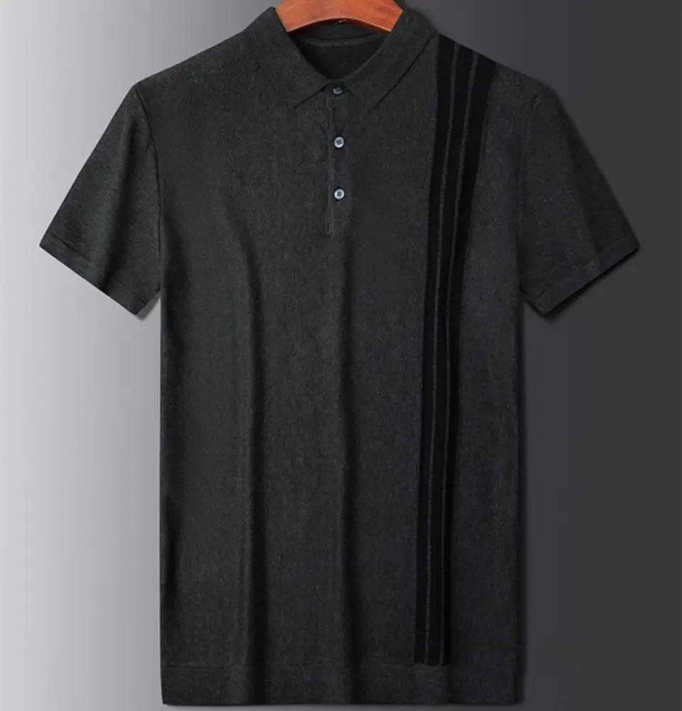 Camisa Polo Alpha Tony Preto - AlphaCode