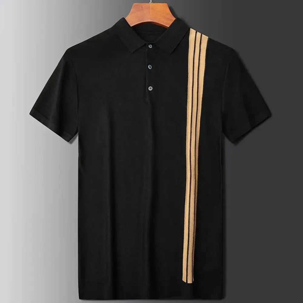 Camisa Polo Alpha Tony Preto - AlphaCode