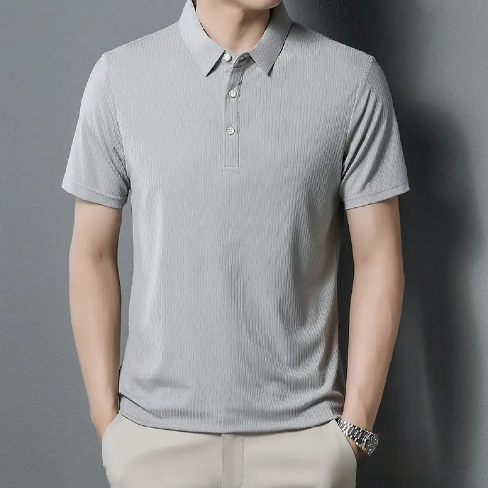 Camisa Polo Alpha Villagolf Bege - AlphaCode