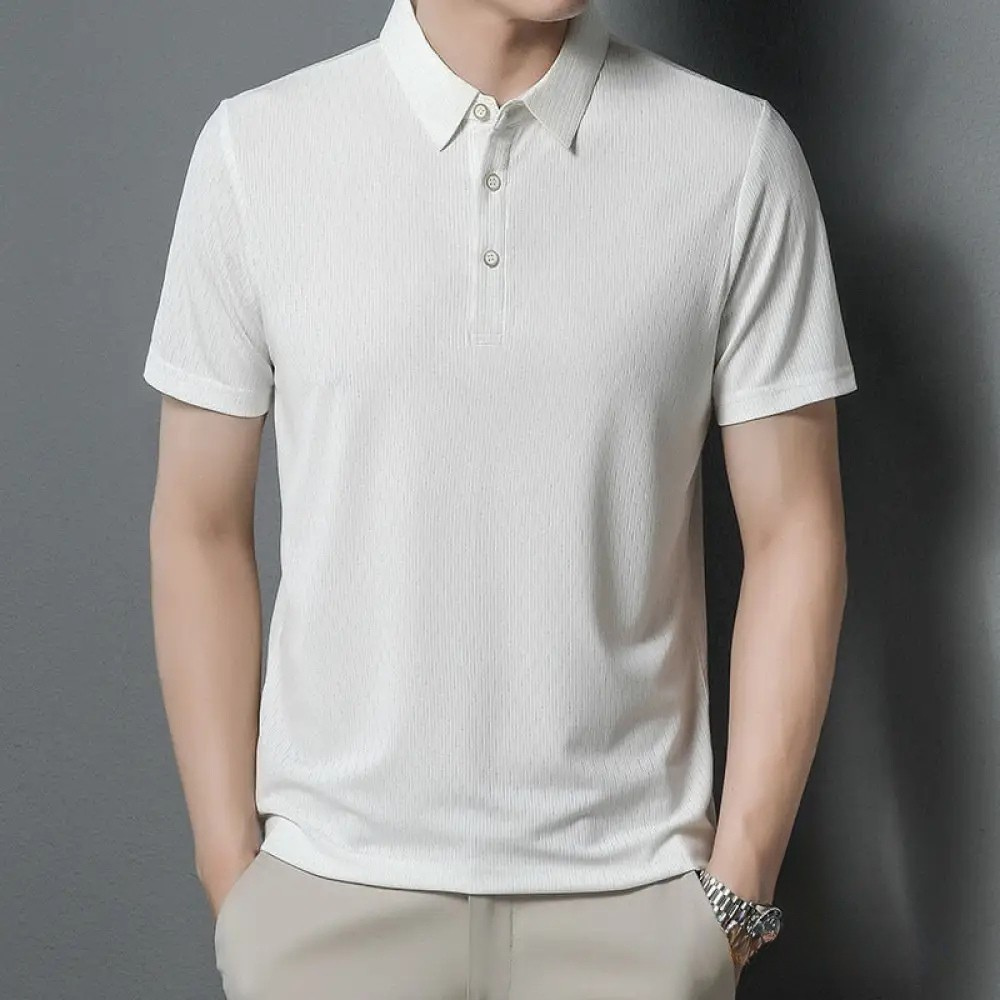 Camisa Polo Alpha Villagolf Bege - AlphaCode