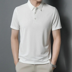 Camisa Polo Alpha Villagolf Bege - AlphaCode