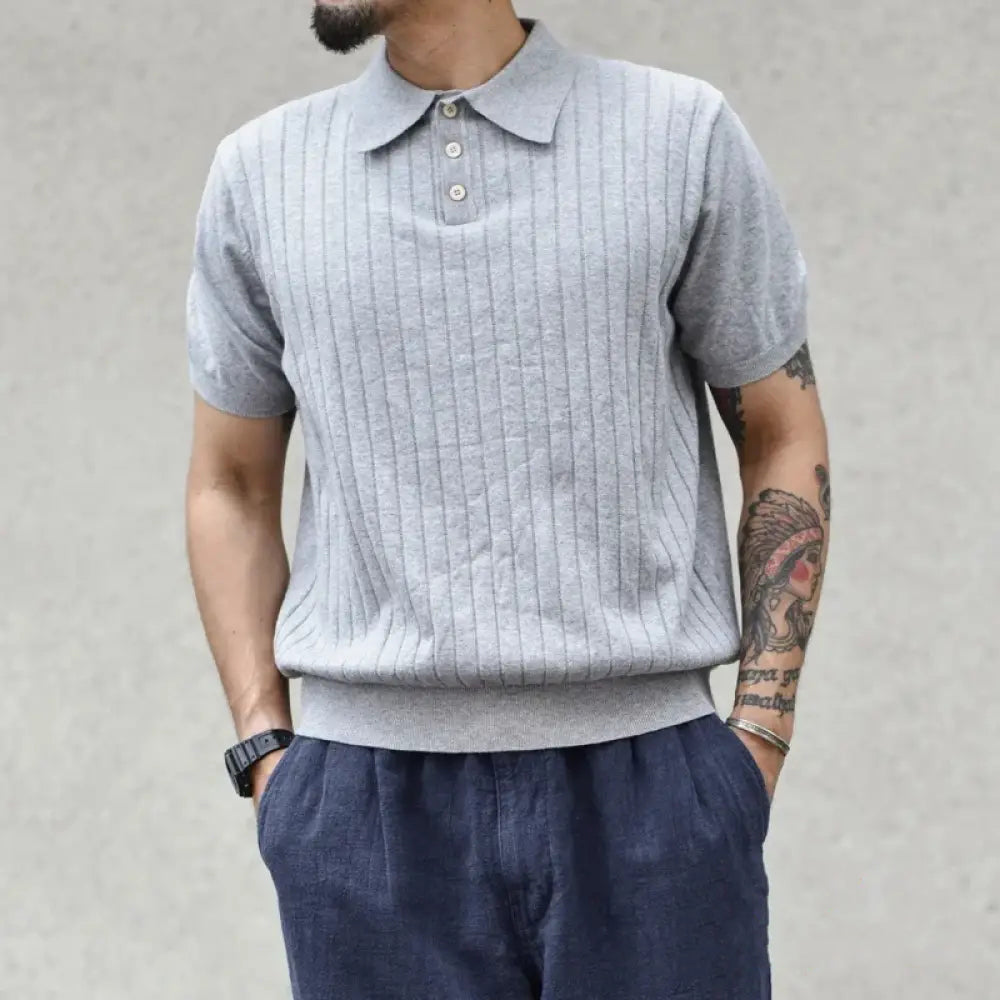 Camisa Polo Alpha Vintage Regular Preto - AlphaCode